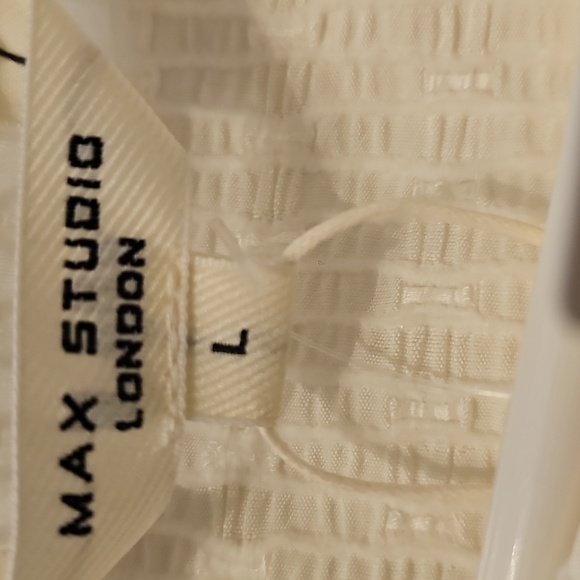 NWT Max Studio 3/4 Sleeve Drop Shoulders Bubble Top Size Large - Picture 13 of 16